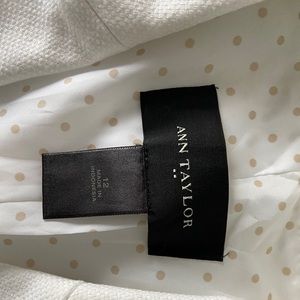 Ann Taylor, White Blazer size 12,